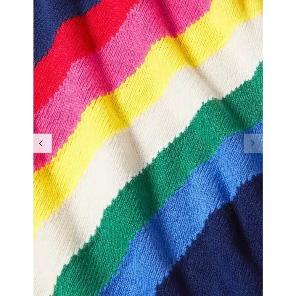 NWT❤️Mini Boden Kids' Horse Knit Poncho szM/L